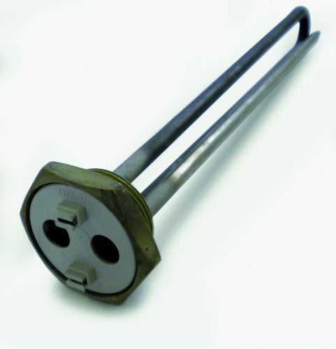 Quick, Varmeelement 500W 230V, 1 1/4" Gevind, Rustfrit Stål, 280 mm