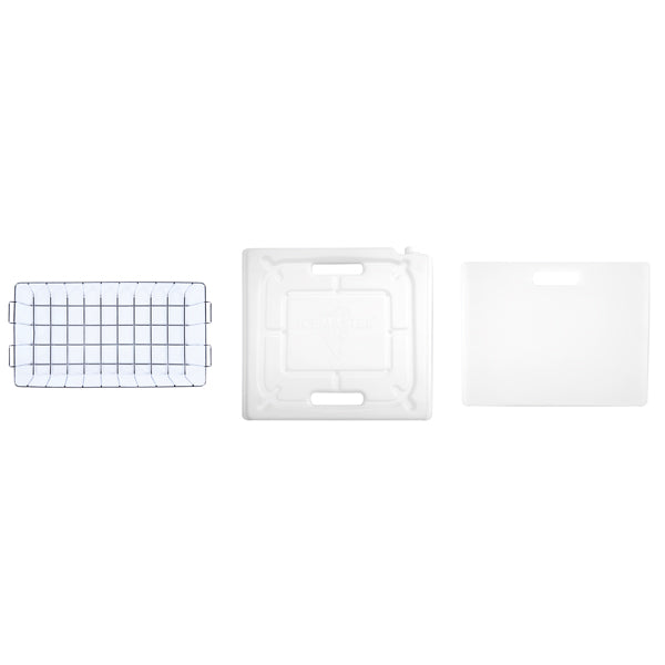 Icemaster, Pro 70 tilbehør: Kurv, Fryseelement & Skærebræt/Rumdeler