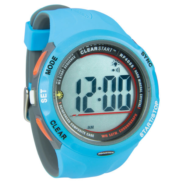 Ronstan, RF4055B Clear Start sejlerur 50mm, blå, vandtæt 5 ATM, rustfri stål