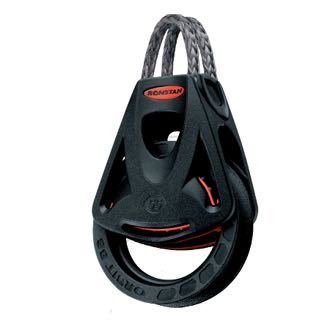 Ronstan, Orbit Enkeltblok, Serie 40, Kugleleje, 325 kg belastning, 700 kg brudstyrke, 9 mm tov, 40 mm skive, 33 g