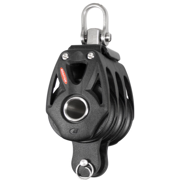 Ronstan, Trippel med svirvel/hundvot, serie 40, 400 kg MWL, 172 g