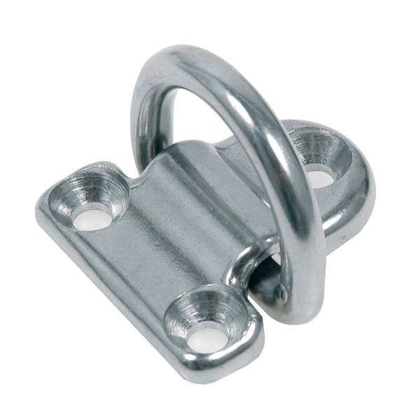 Pad-Eyes RF 65x75mm, 3000kg, AISI 316, Trehuls monteringsunderlag
