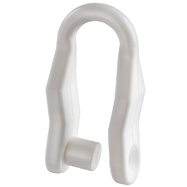 Sjækel hvid nylon Ø8mm til skrue, 1327035