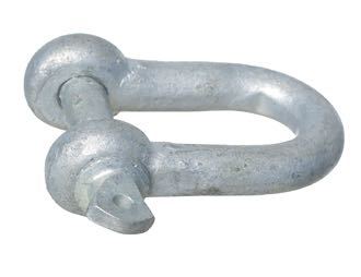 1852, Sjækel med vingeskrue, galv. 12mm, brudstyrke 2000 kg, Ø 12 mm, indv. 25 mm x 48 mm