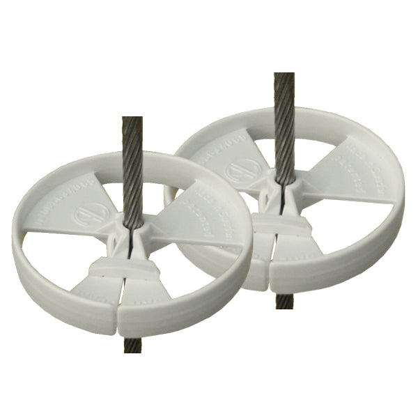 Sailguard hjul 2 stk Ø 75 x 13 mm - 6,5 mm hul