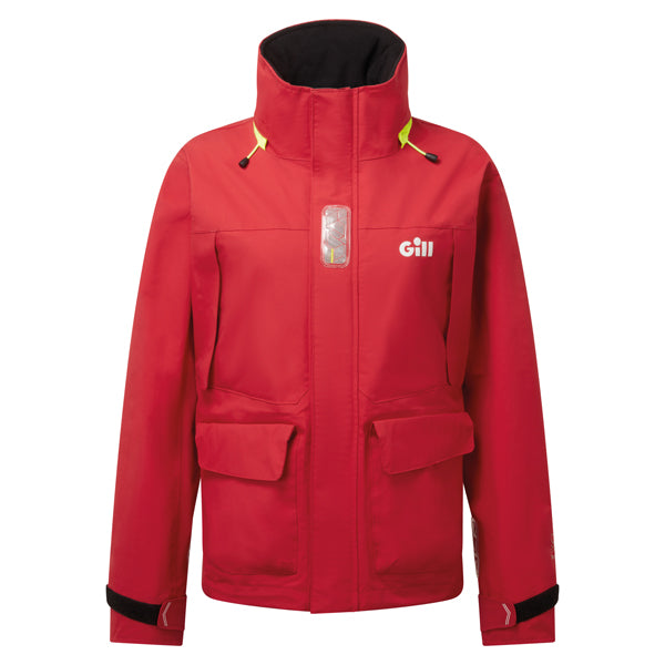 Gill, OS34J Coastal damejakke, rød, str. 16