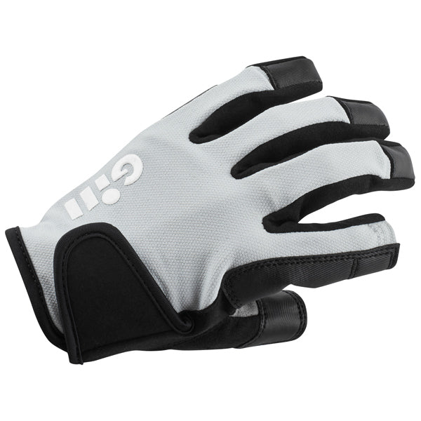 Gill 7253 Pige championship handsker m/fingre Lysegrå str S