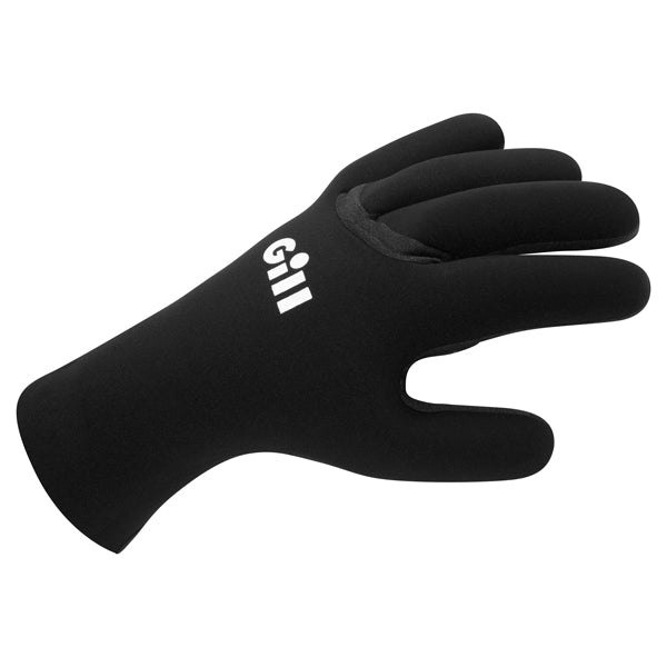 Gill, Neopren vinterhandsker 2 mm - Sort, str. XXS