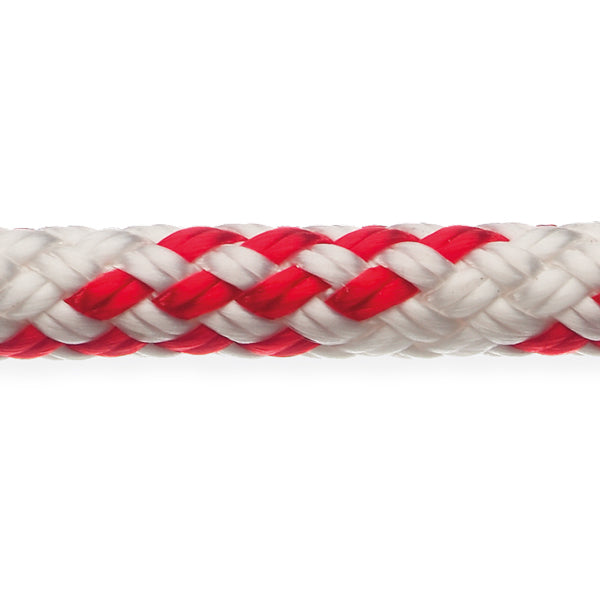 Robline, Sirius300, Hvid/Rød, 12mm, 150m, Brudstyrke 3800 kg