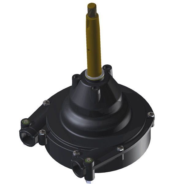 Ultraflex, Styreboks T91 til M90 kabel, 3/4" konus, max. rat 406 mm, 4,2 ratomgange, 228 mm slaglængde