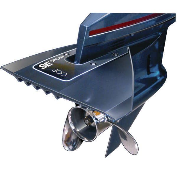 SE Sport hydrofoil i grå, vist monteret på en båd til motorer fra 40-300 HK