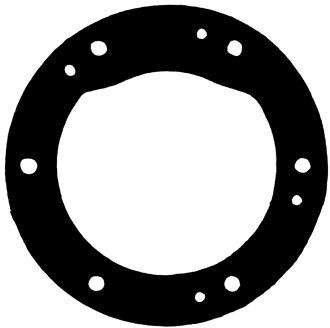 Pakning til pumpe 10hul, YANMAR 2 - 3 GM + HM, 124223 - 42110 FERSK