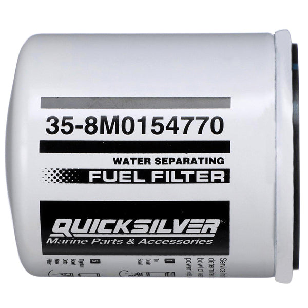 Quicksilver, Brændstoffilter, vandsep., 8M0154770, Til Johnson/Evinrude 100-300 HK