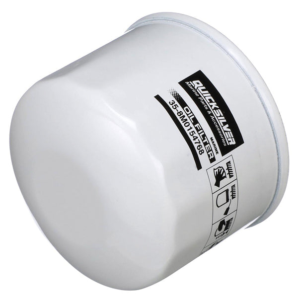 Quicksilver, Oliefilter, 8M0154768, Til marinemotorer
