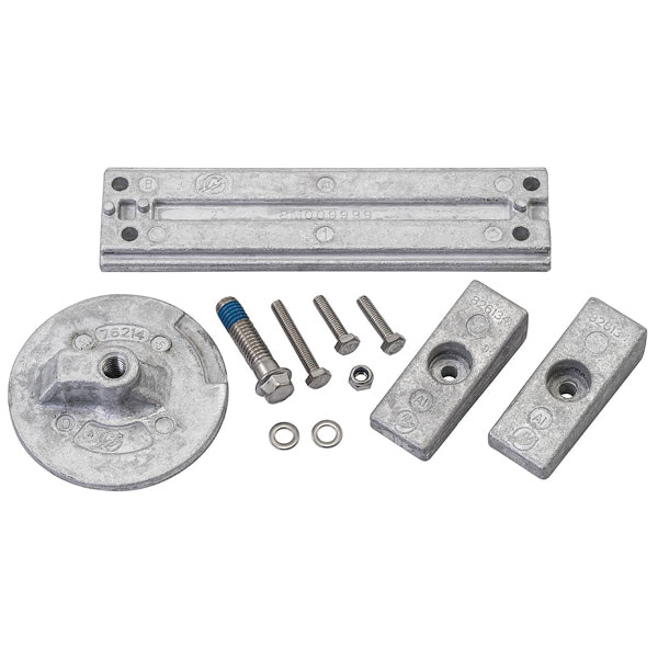 Quicksilver, aluminiumanodesæt, 8M0107550, til Mercury Verado 135-200HK, 75-115HK, 135-250HK