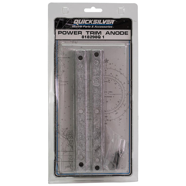 Quicksilver, aluminiumsanode, 818298Q1, til Mercury/Mariner, 30/40 FourStroke, 40-90 hk