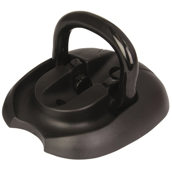 Sikringbeslag til bro, 14 mm hærdet stål, 130 mm x 148 mm, M10 (4 stk), inkl. umbraconøgle