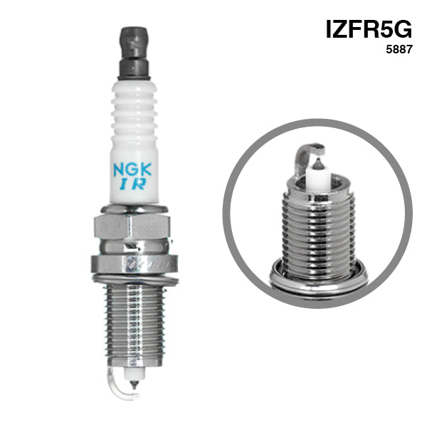 NGK, Tændrør IZFR5G, Original nr.: 5887