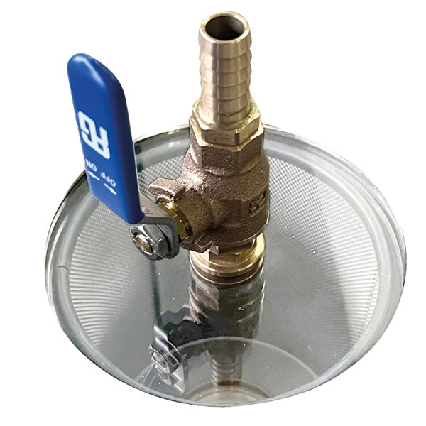 Guidi, Polycarbonat låg med kugleventil, til 2" & 2 1/2", 1560084 & 1560085