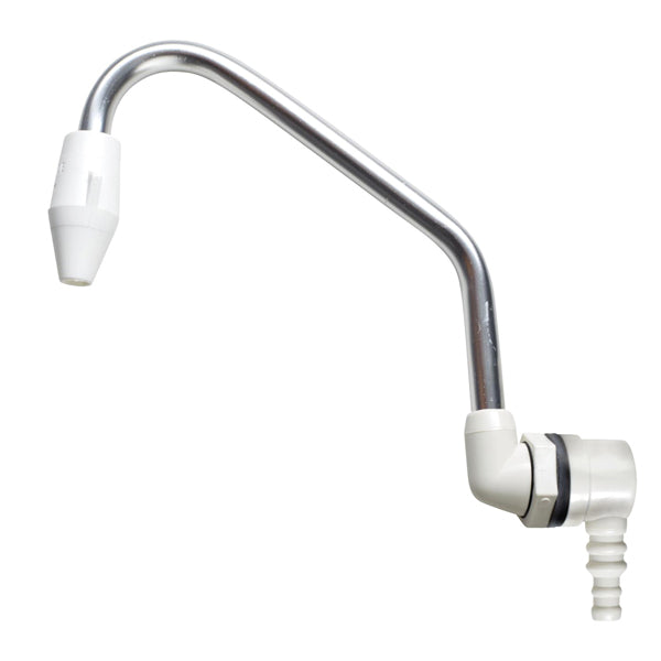 Whale, Kompakt vandhane m/kipbart mundstykke og on/off, 1/2" rør, Forkromet messing