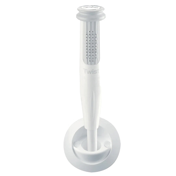 Whale, Twist Dæk Bruser med 2,5m Slange, Hvid/Grå