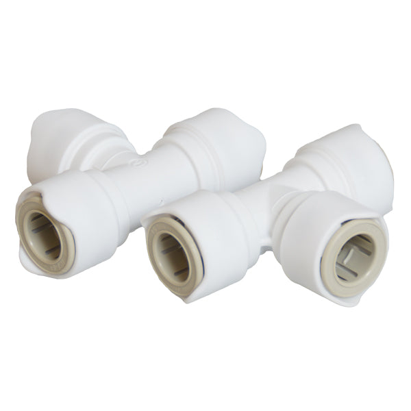 Whale, T-kobling 15mm, 2 stk