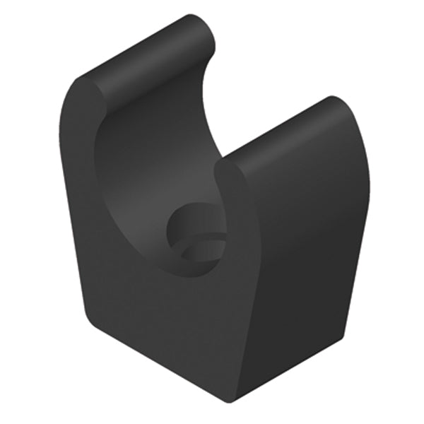 Whale, Monteringsklips 15mm sort, 100 stk