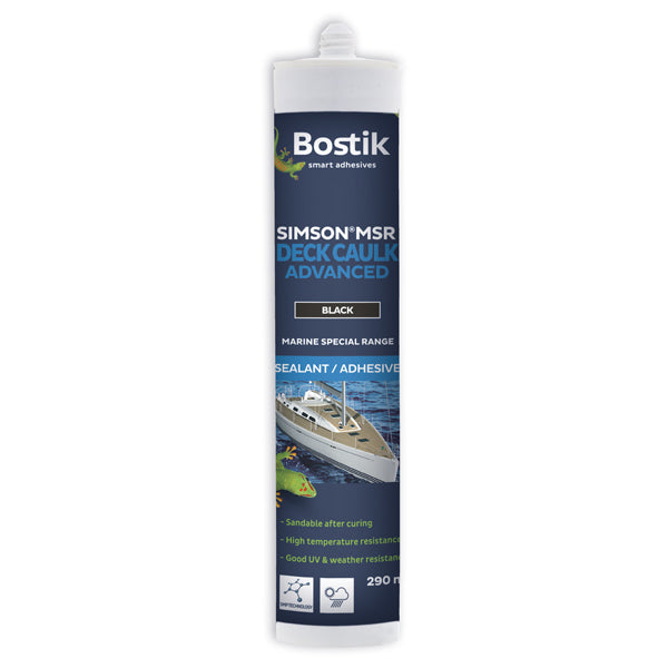Simson Msr, DC Lim og tætningsmasse, sort, Bostik DECK CAULK - 290ml