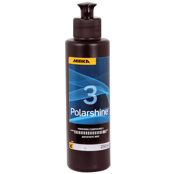 Mirka, Polarshine 3 finishing antistatic wax, 250 ml