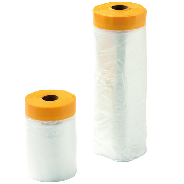 SunCore, Afdækningsfolie med tape, 2700mm x 16m