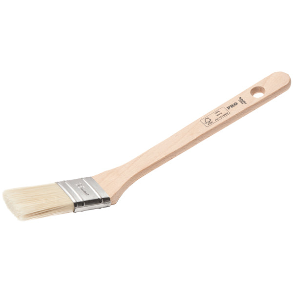 Radiatorpensel kort, 50mm, FSC certificeret, Rustfrit stål, Bøgetræ