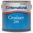 International Cruiser 250 i blå farve i en dåse på hvid baggrund