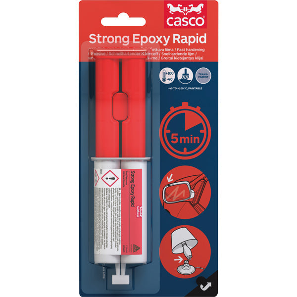 Casco, Strong Epoxy Rapid lim, 2x12 ml