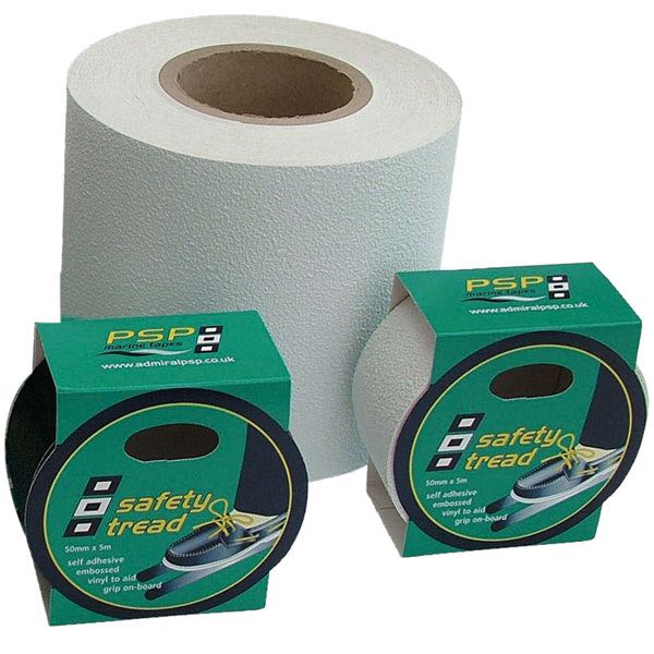 PSP, Safety Tread anti-skrid tape, hvid, 25mm, 5m