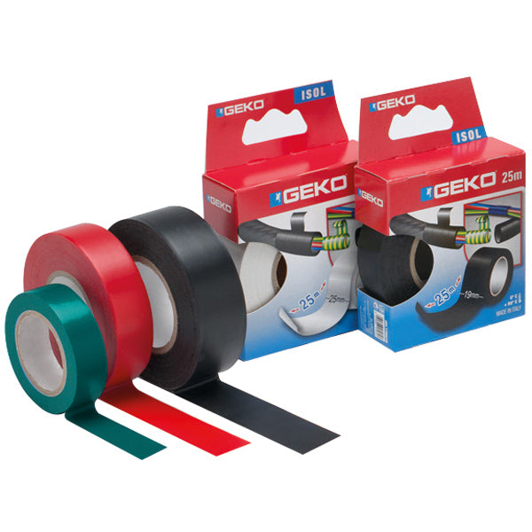 Geko, SeaTec, Geko ISOLERINGSTAPE 15mm X 10 meter grøn