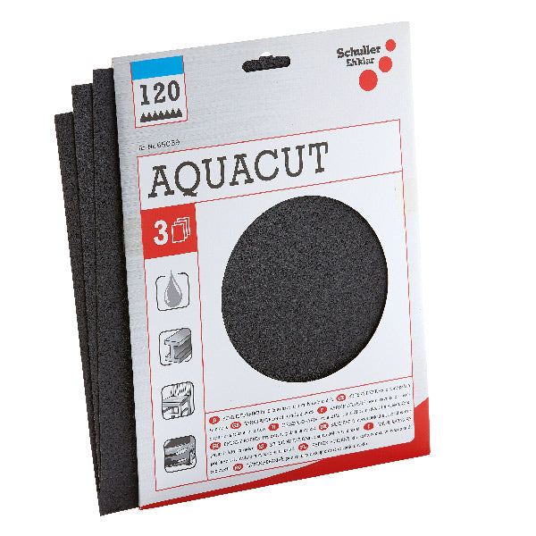 Schuller, Vådslibepapir P320 230 x 280 mm - 3 stk