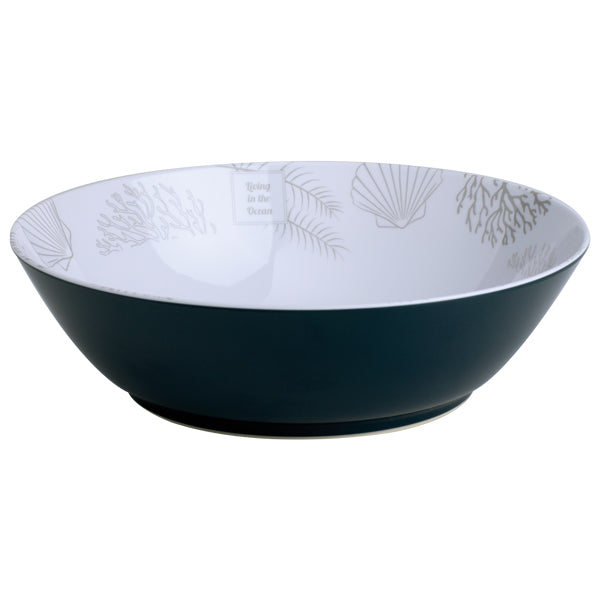 Marine Business, MB Living suppe tallerken, Ø16cm, 6 stk, marineblå/beige