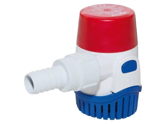 Rule, 500 GPH Automatisk Lænsepumpe, 12V, 2,5 A, 1.892 L/T